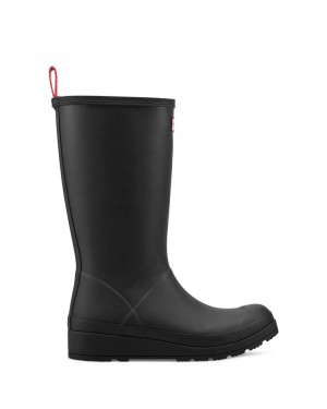 Black Hunter Womens PLAY™ Wellies Tall Rain Boots | MABZ07813