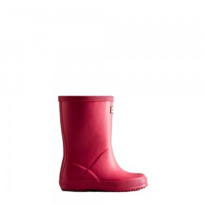 Pink Hunter Kids Classic Rain Boots | TSHJ73462