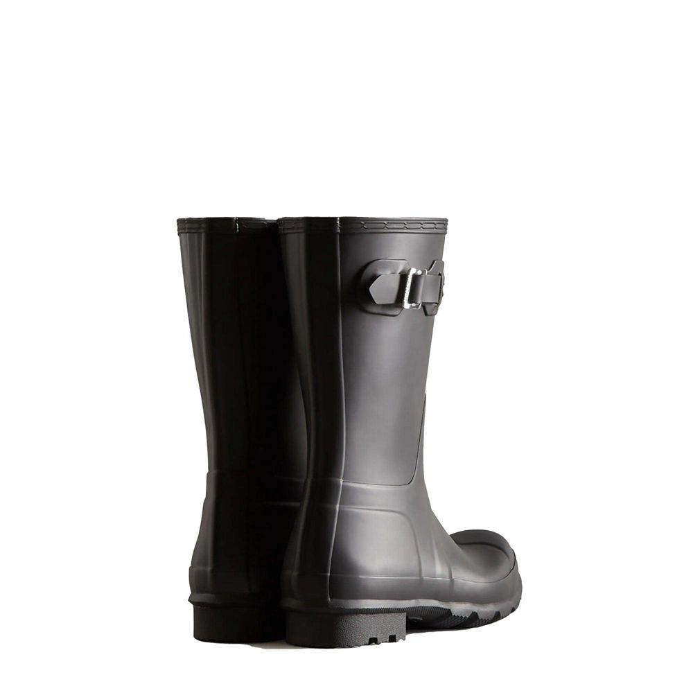 Black Hunter Mens Original Short Rain Boots | GZDC30861