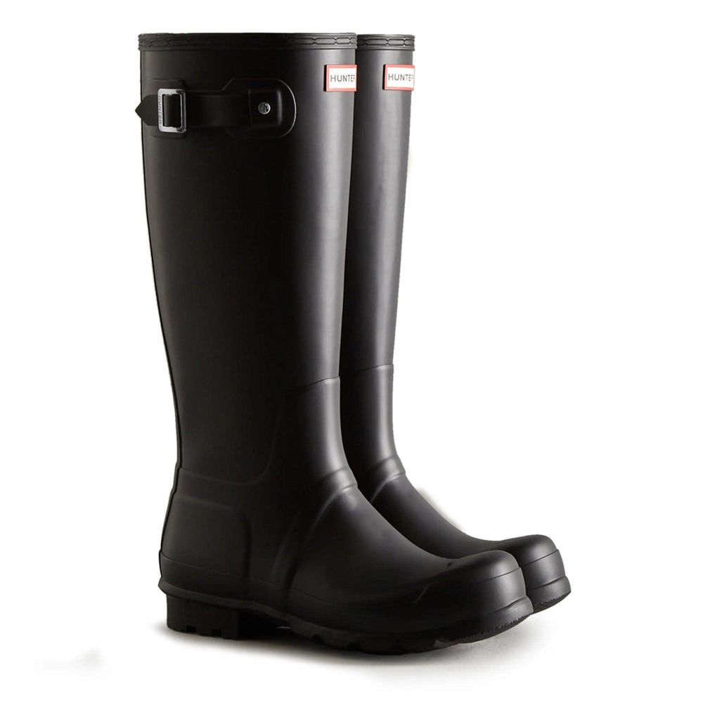 Black Hunter Mens Original Tall Rain Boots | BIYD84015