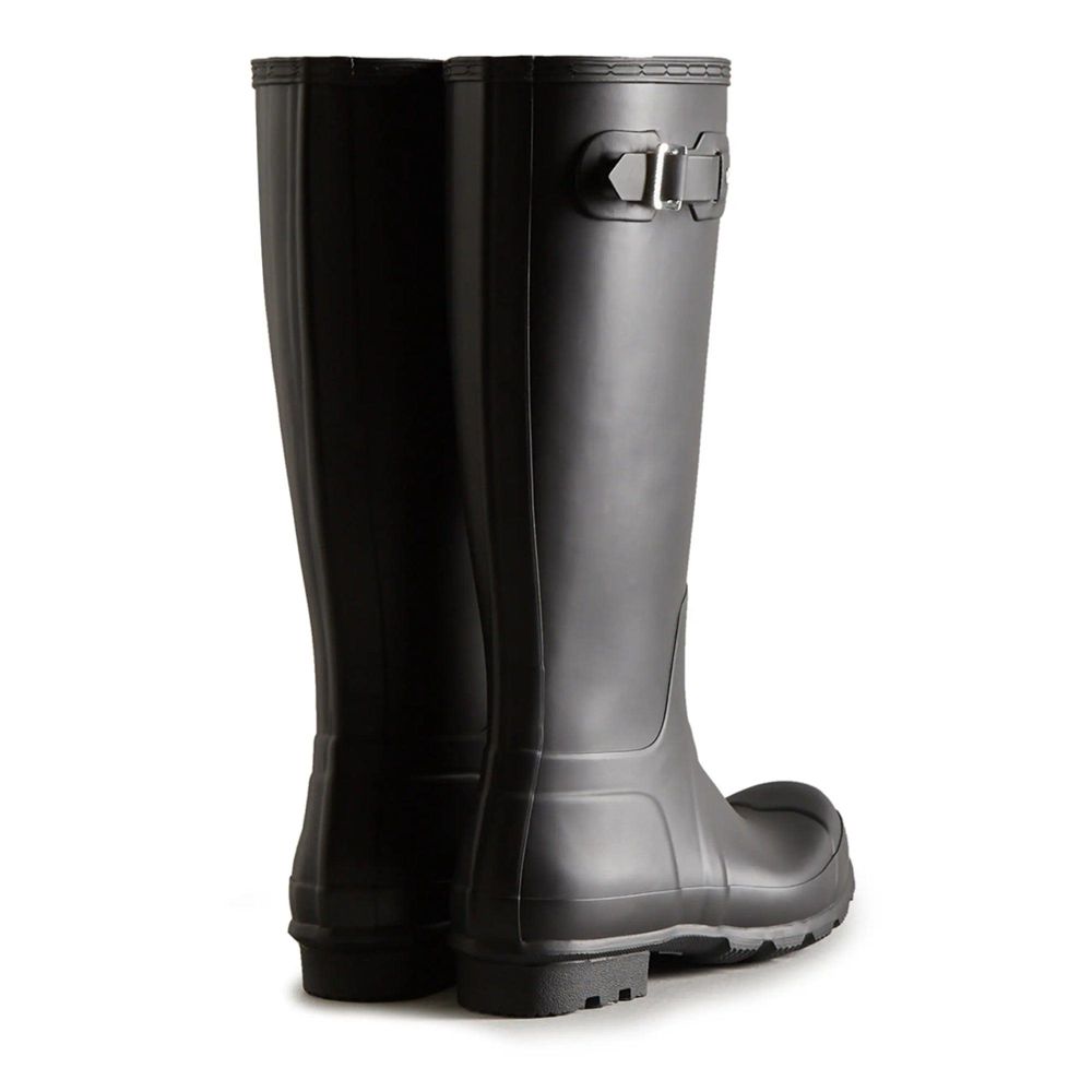 Black Hunter Mens Original Tall Rain Boots | BIYD84015