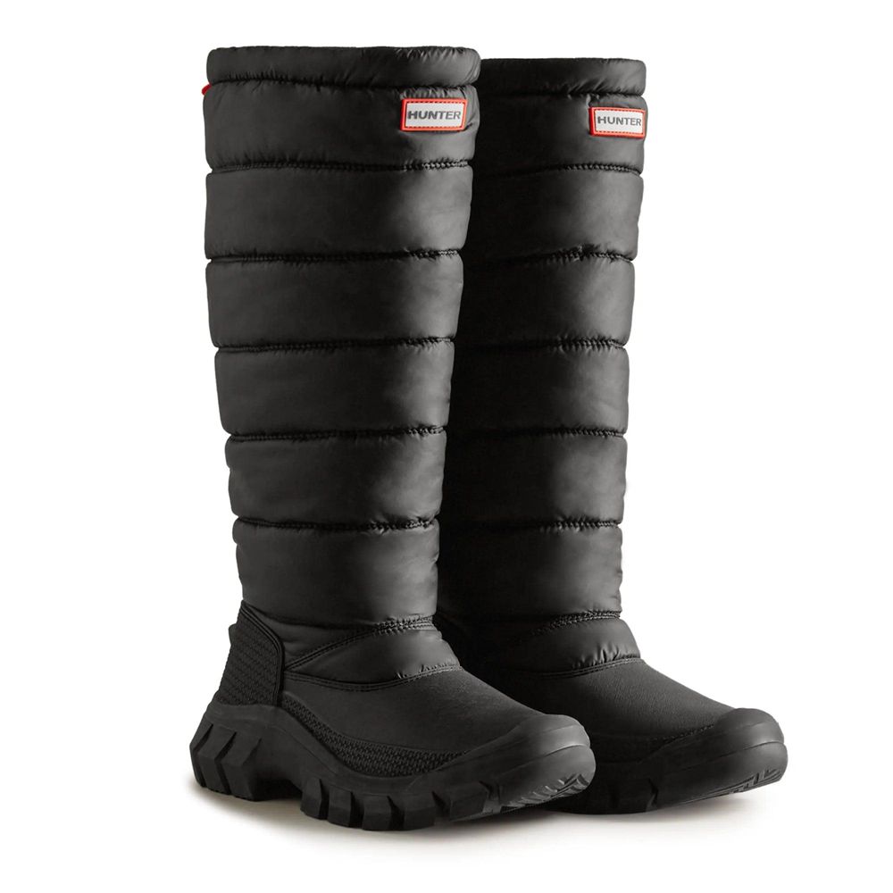 Black Hunter Womens Intrepid Insulated Tall Snow Boots | GCDZ41652