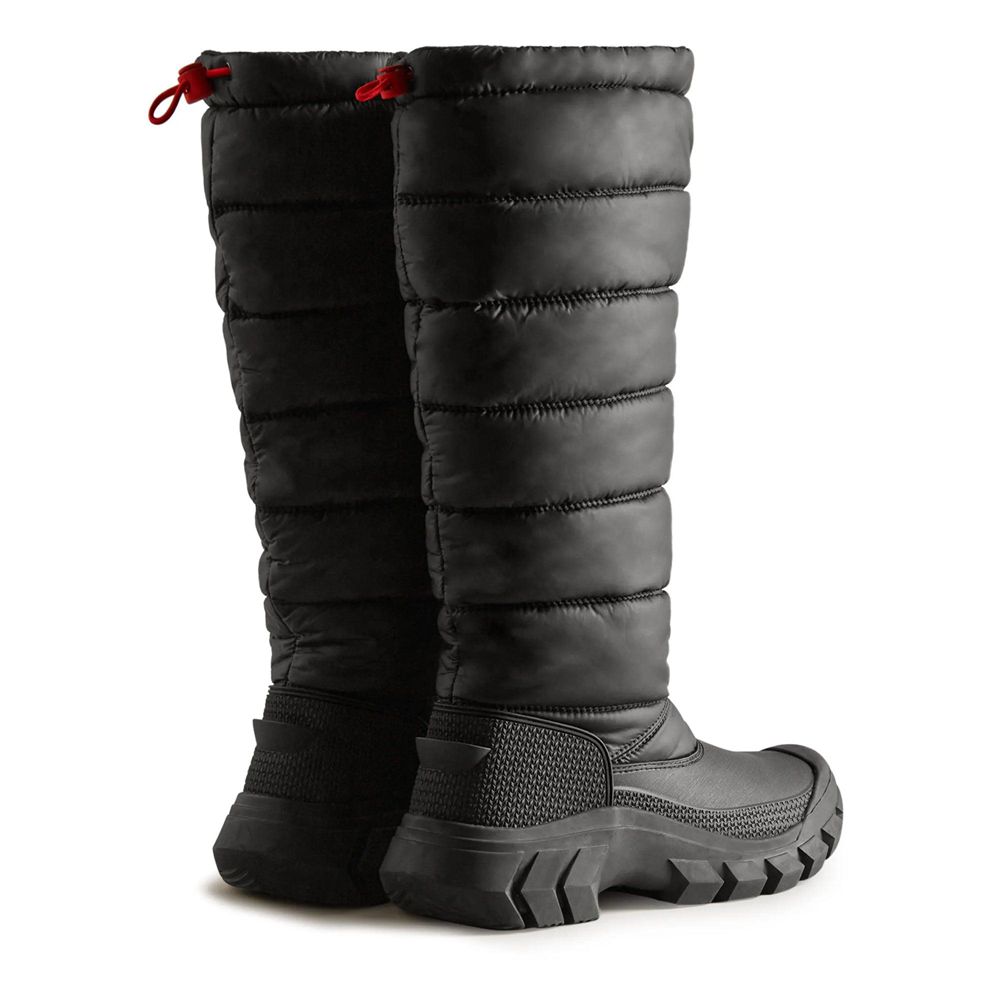 Black Hunter Womens Intrepid Insulated Tall Snow Boots | GCDZ41652