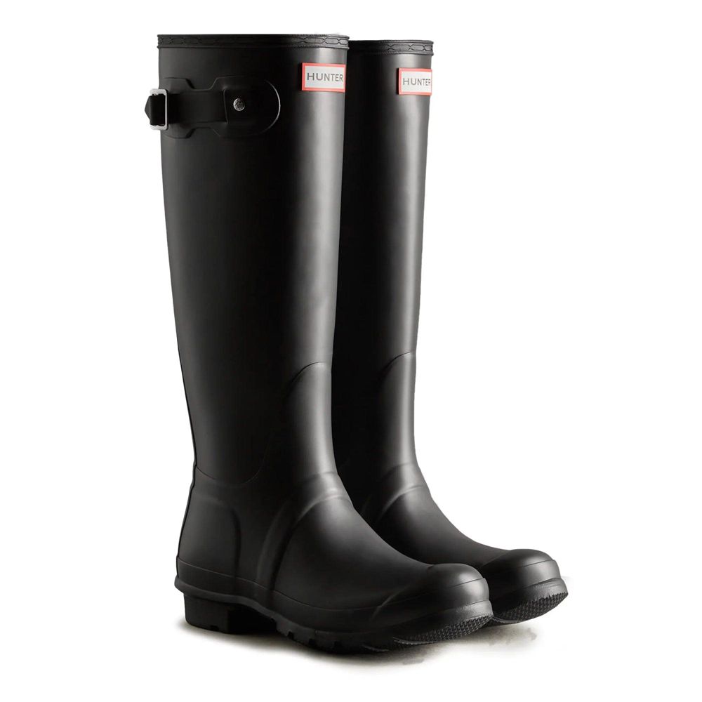 Black Hunter Womens Original Wellies Tall Rain Boots | NFWK28547