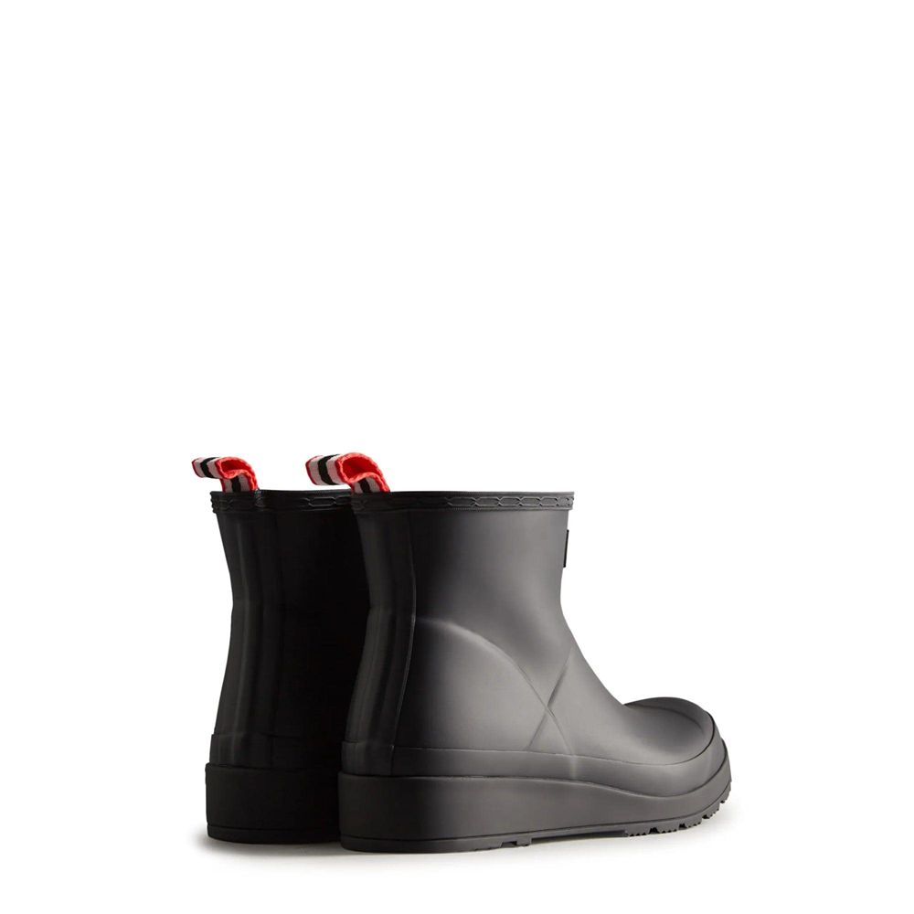 Black Hunter Womens PLAY™ Wellies Short Rain Boots | UMXI14970