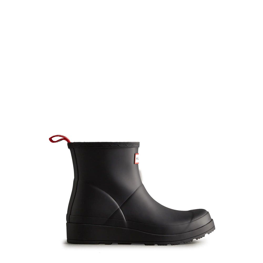 Black Hunter Womens PLAY™ Wellies Short Rain Boots | UMXI14970