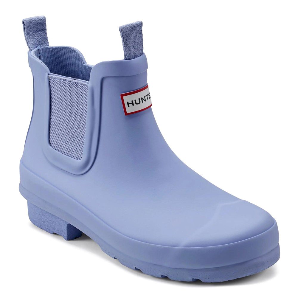 Blue Hunter Kids Original Chelsea Rain Boots | LMGR08349