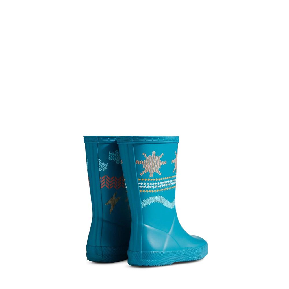 Blue Hunter Kids Weather Rain Boots | GFAJ43209