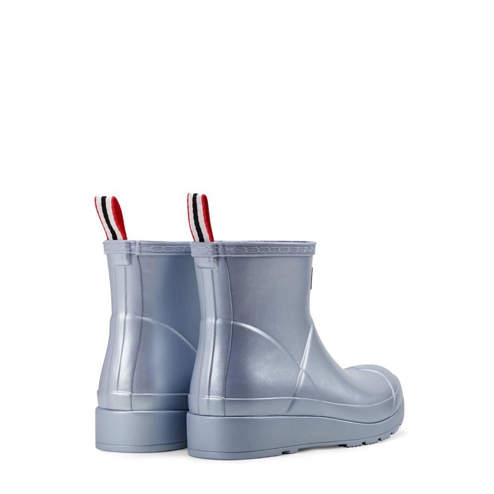 Blue Hunter Womens PLAY™ Nebula Wellies Short Rain Boots | EOAU43620