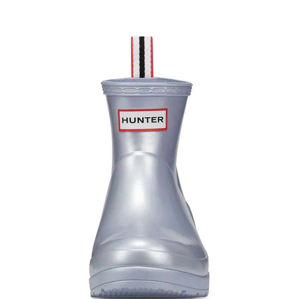 Blue Hunter Womens PLAY™ Nebula Wellies Short Rain Boots | EOAU43620