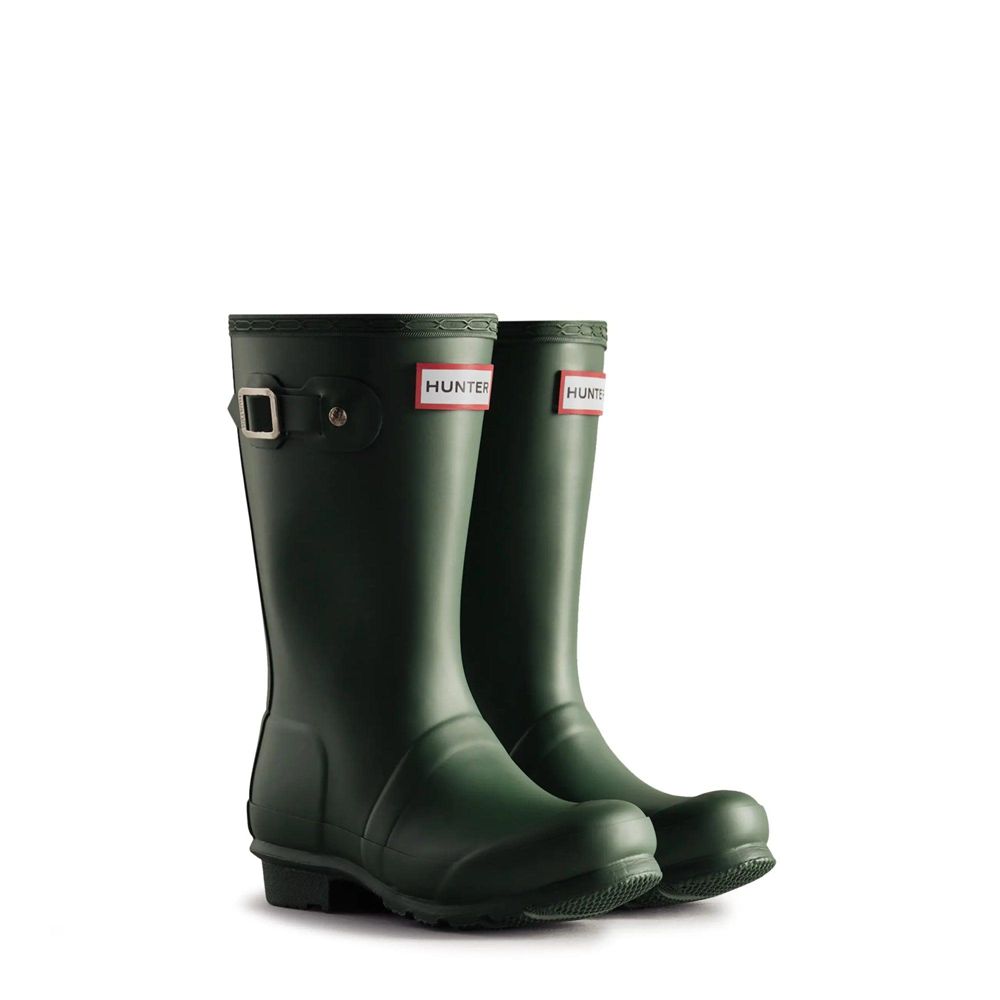 Green Hunter Kids Original Rain Boots | LAZK52639