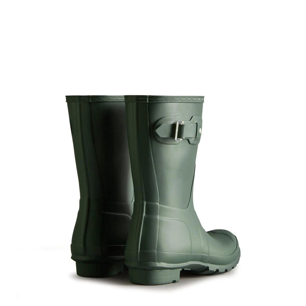 Green Hunter Womens Original Wellies Short Rain Boots | CAQH58032