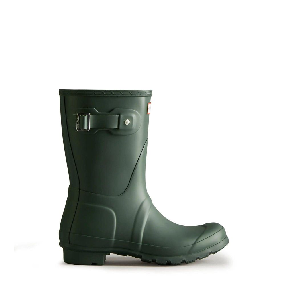 Green Hunter Womens Original Wellies Short Rain Boots | CAQH58032