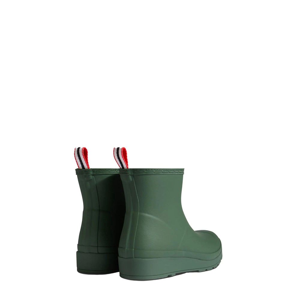 Green Hunter Womens PLAY™ Insulated Vegan Shearling Short Rain Snow Boots | EIAJ87415