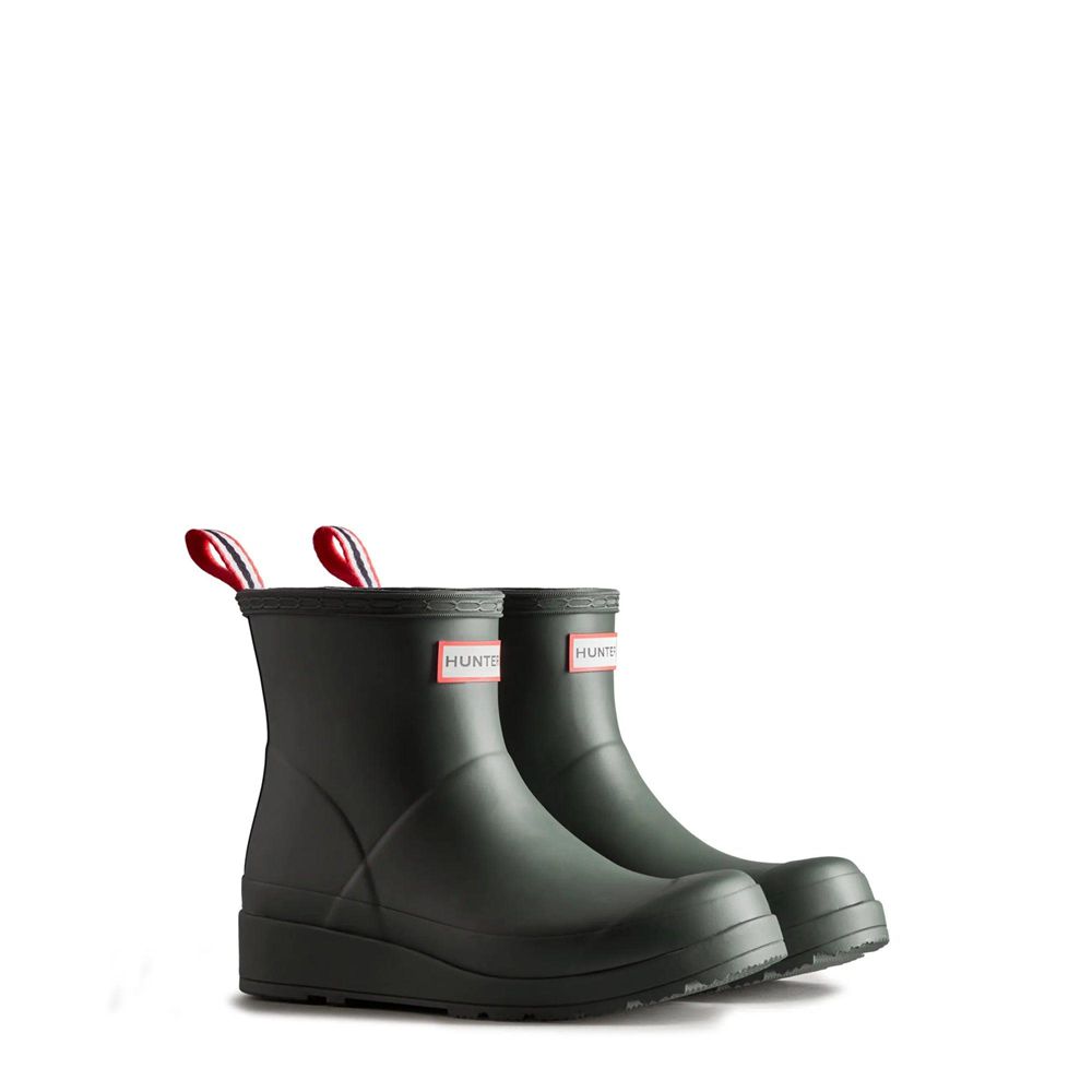 Green Hunter Womens PLAY™ Wellies Short Rain Boots | SFUZ69807