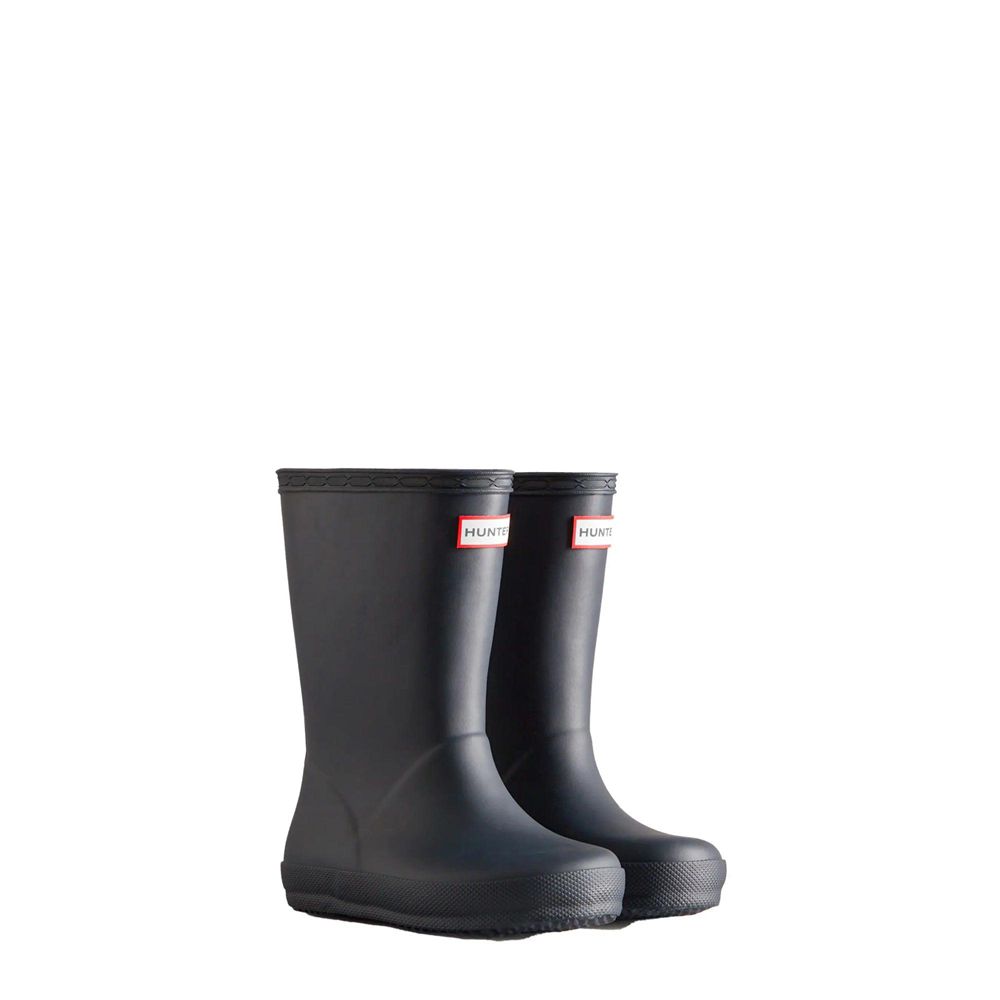 Navy Hunter Kids Classic Rain Boots | UFDN41759