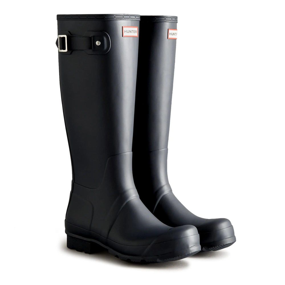 Navy Hunter Mens Original Tall Rain Boots | XLTP12073