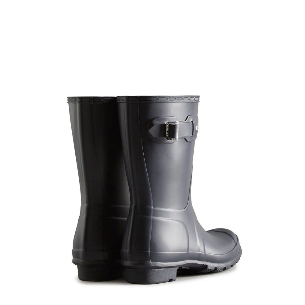 Navy Hunter Womens Original Wellies Short Rain Boots | UJAG42870