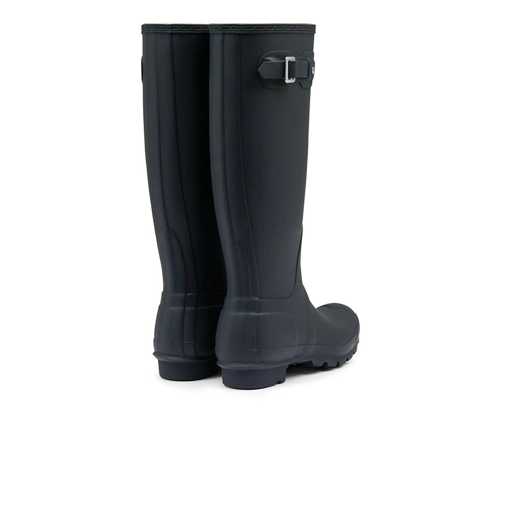 Navy Hunter Womens Original Wellies Tall Rain Boots | TVAK74592