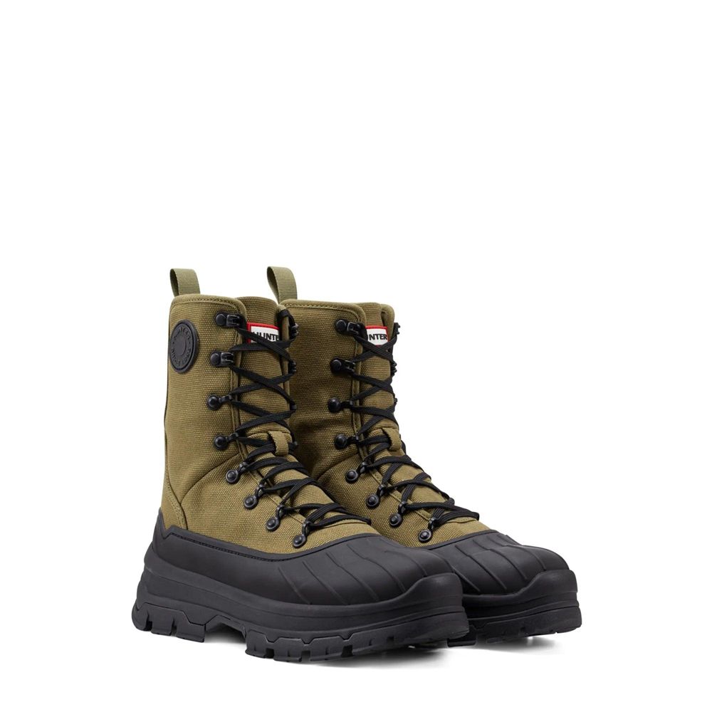 Olive Hunter Womens Explorer Desert Booties | PXGA15780