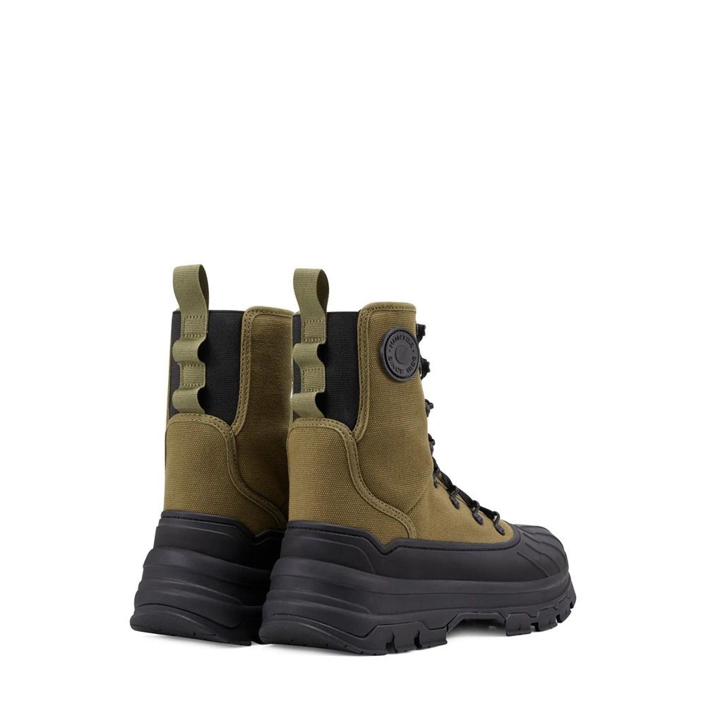 Olive Hunter Womens Explorer Desert Booties | PXGA15780