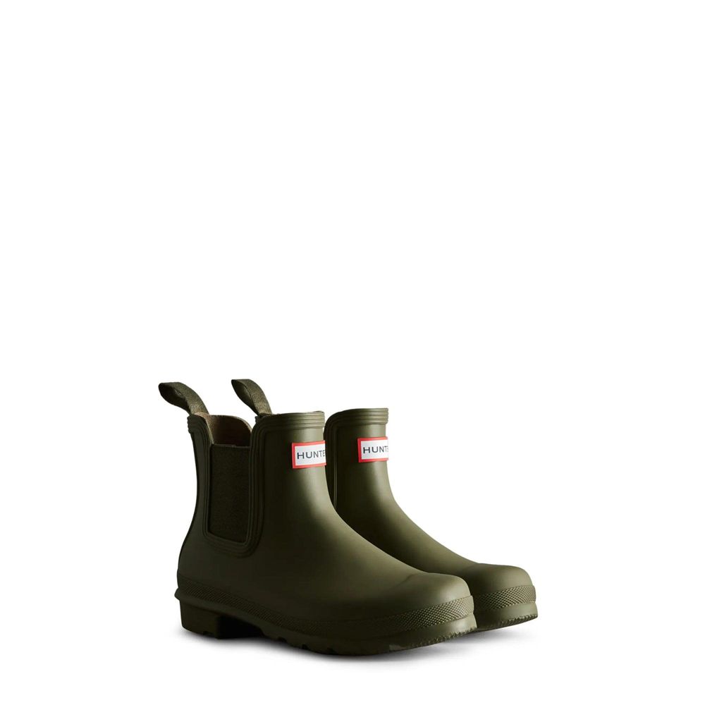 Olive Hunter Womens Original Chelsea Booties | HVEY01678