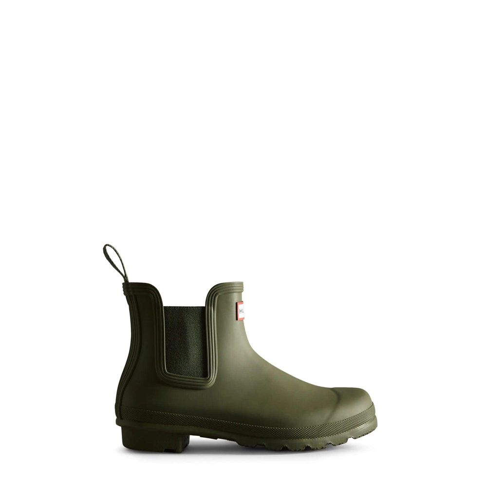 Olive Hunter Womens Original Chelsea Booties | HVEY01678