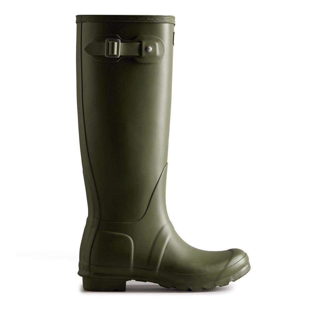 Olive Hunter Womens Original Wellies Tall Rain Boots | SEQJ97035