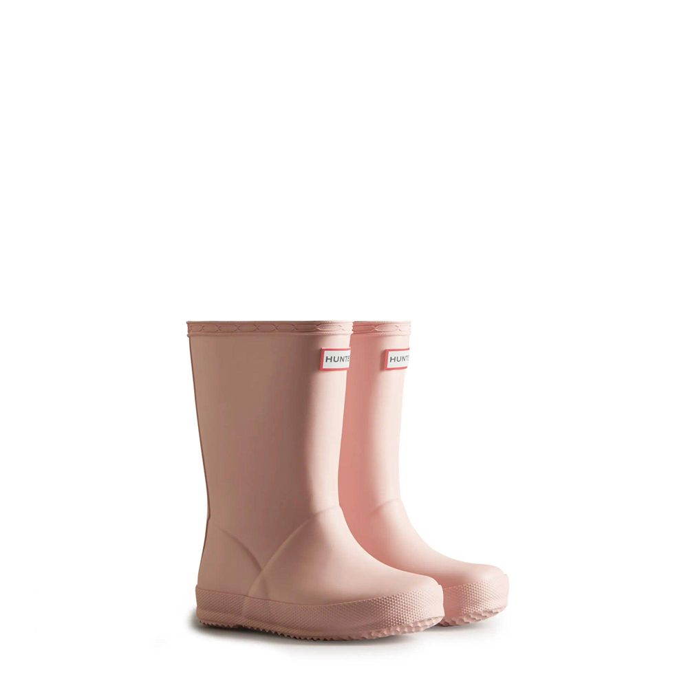 Pink Hunter Kids Classic Rain Boots | RAVH72354