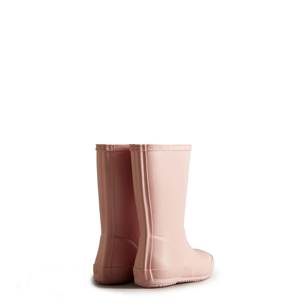 Pink Hunter Kids Classic Rain Boots | RAVH72354