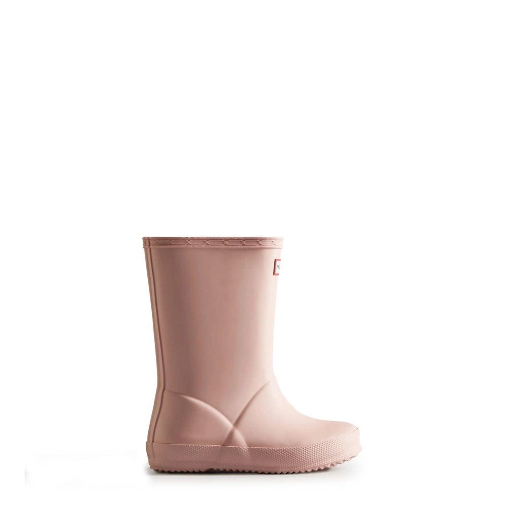 Pink Hunter Kids Classic Rain Boots | RAVH72354