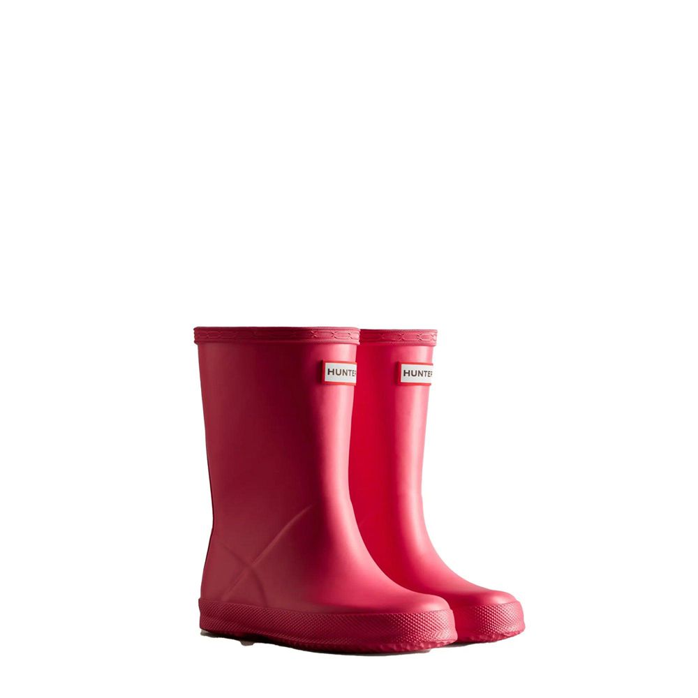 Pink Hunter Kids Classic Rain Boots | TSHJ73462