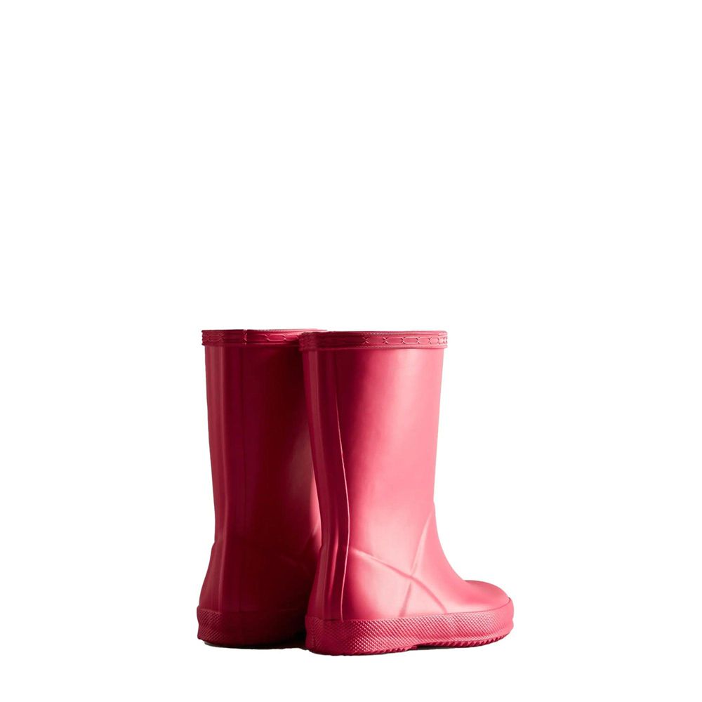 Pink Hunter Kids Classic Rain Boots | TSHJ73462