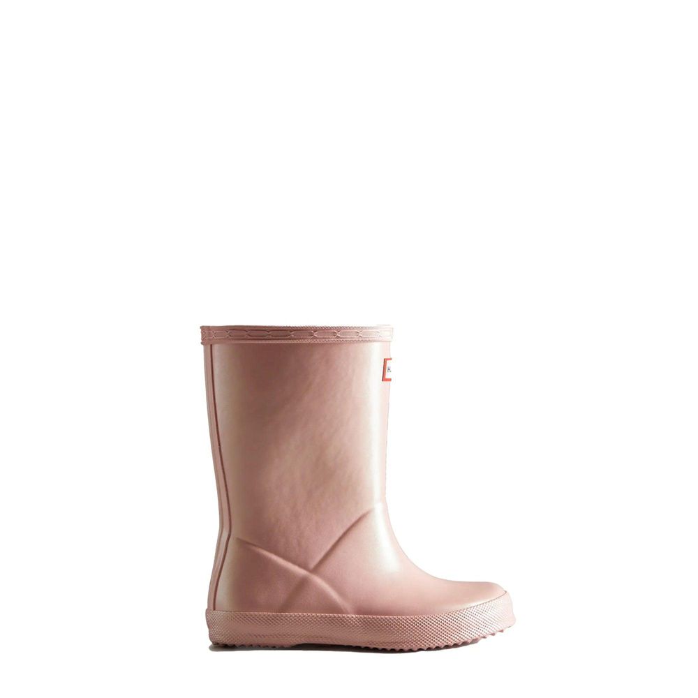 Pink Hunter Kids Nebula Rain Boots | UFEI56207