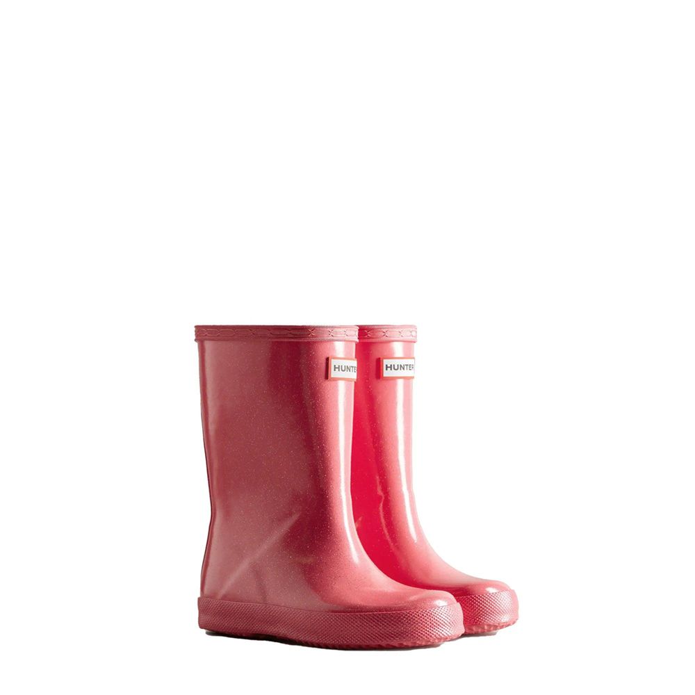 Pink Hunter Kids Starcloud Rain Boots | DIZM52371