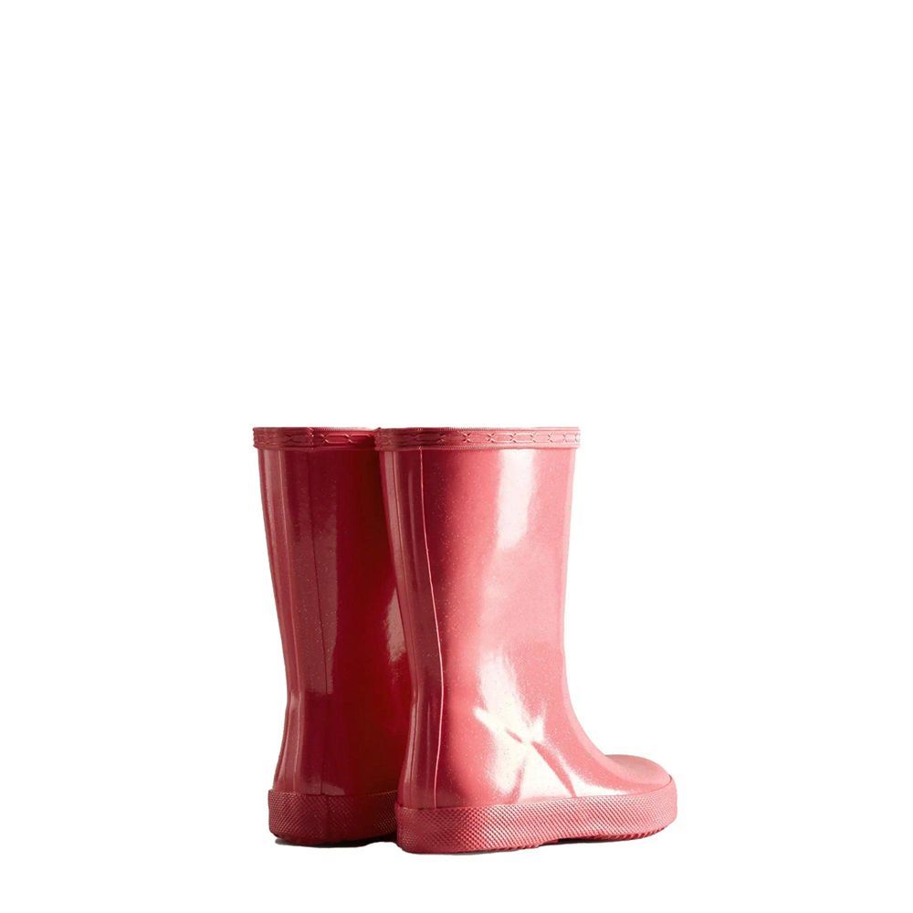 Pink Hunter Kids Starcloud Rain Boots | DIZM52371