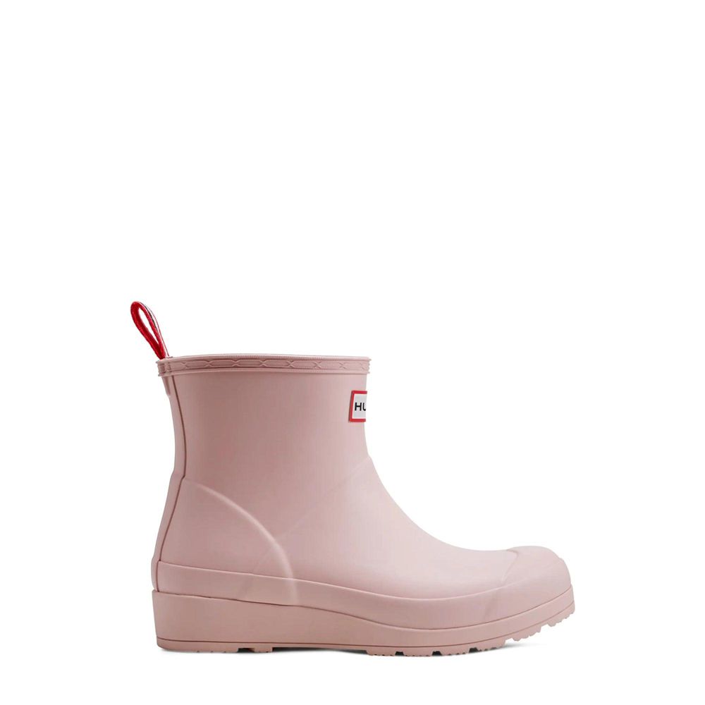 Pink Hunter Womens PLAY™ Wellies Short Rain Boots | BHCF10793