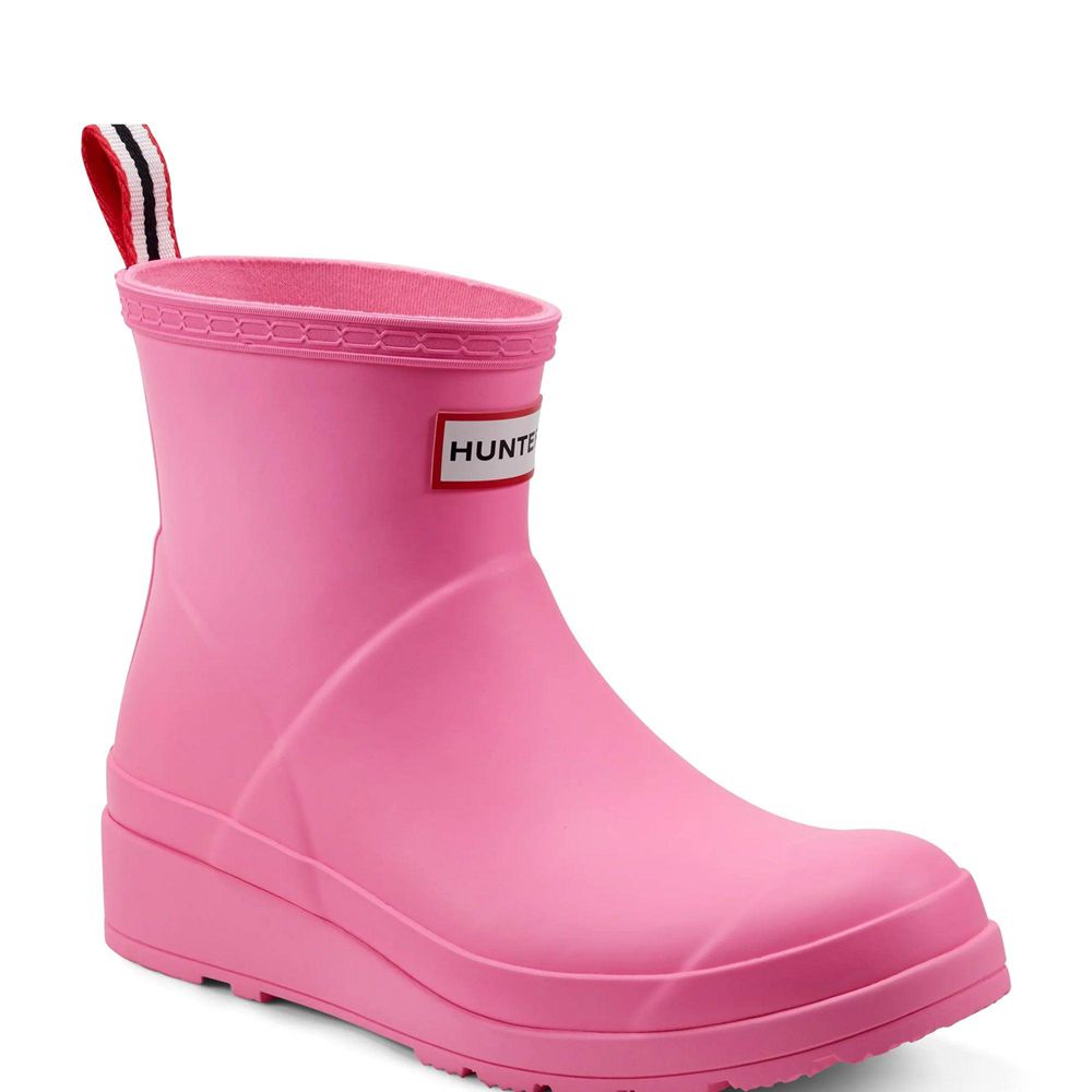 Pink Hunter Womens PLAY™ Wellies Short Rain Boots | RYKO56942