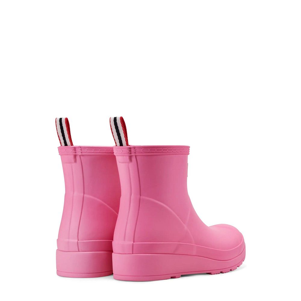 Pink Hunter Womens PLAY™ Wellies Short Rain Boots | RYKO56942