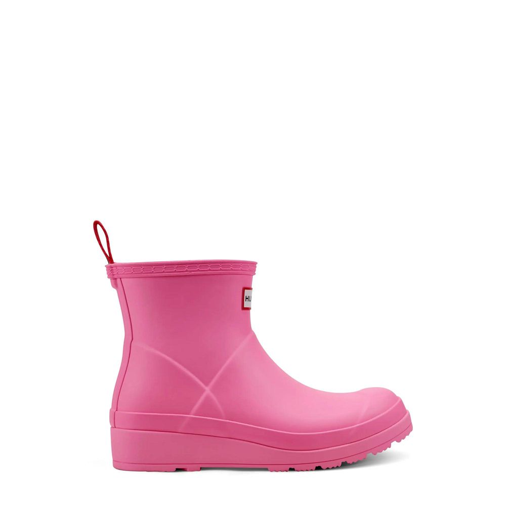 Pink Hunter Womens PLAY™ Wellies Short Rain Boots | RYKO56942