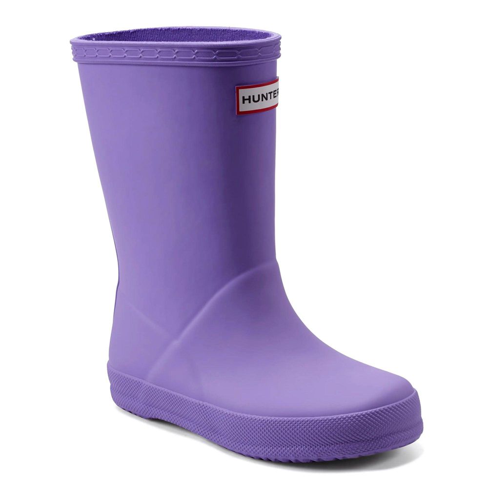 Purple Hunter Kids Classic Rain Boots | XTWK84730