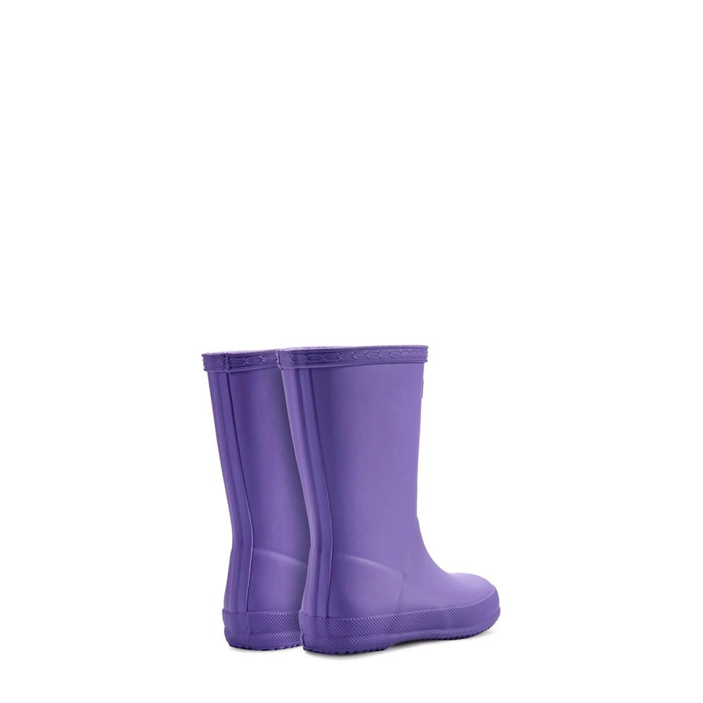 Purple Hunter Kids Classic Rain Boots | XTWK84730