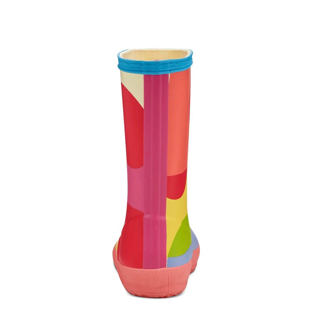 Red Hunter Kids Original Classicbow Bubbles Rain Boots | DPNV31056