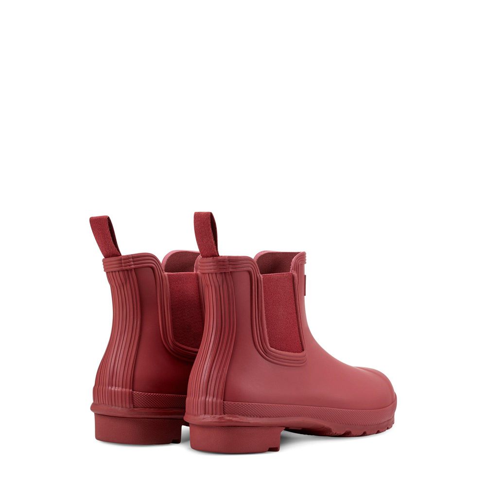 Red Hunter Womens Original Chelsea Booties | XJBK29501