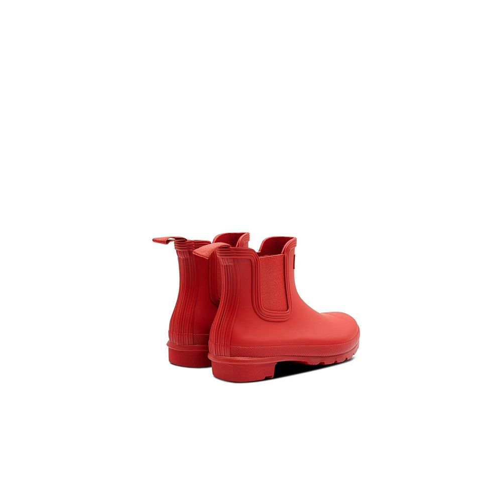 Red Hunter Womens Original Chelsea Booties | ASCU36275