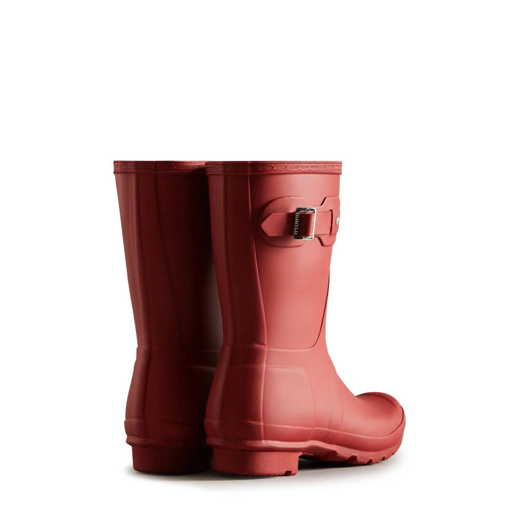 Red Hunter Womens Original Wellies Short Rain Boots | WTAE41572