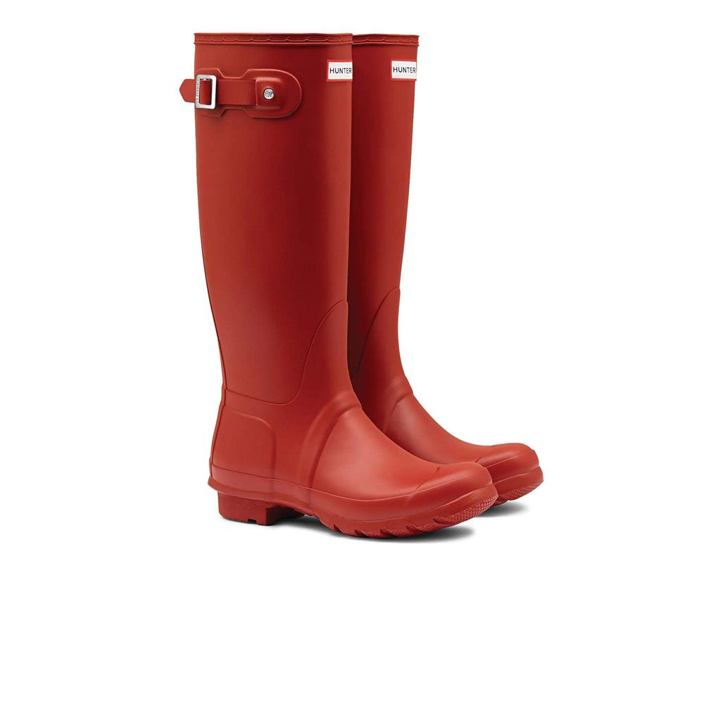 Red Hunter Womens Original Wellies Tall Rain Boots | NOJU63502