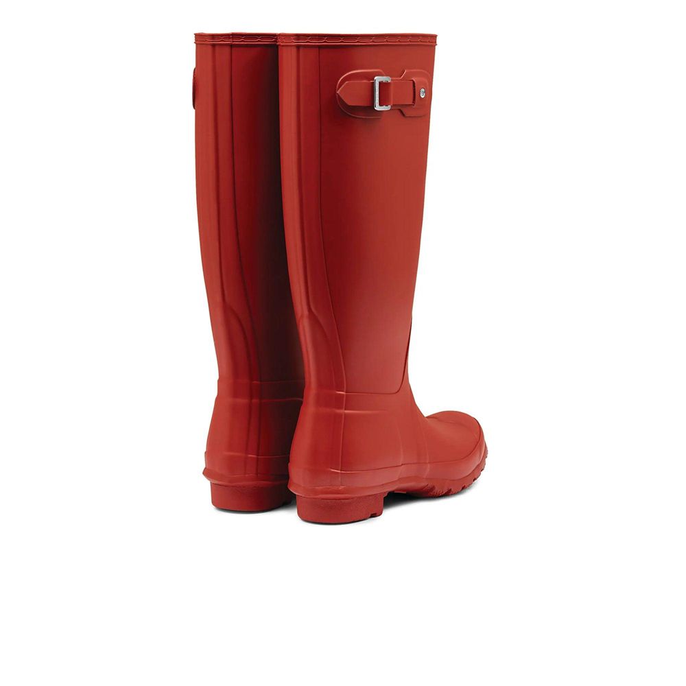 Red Hunter Womens Original Wellies Tall Rain Boots | NOJU63502