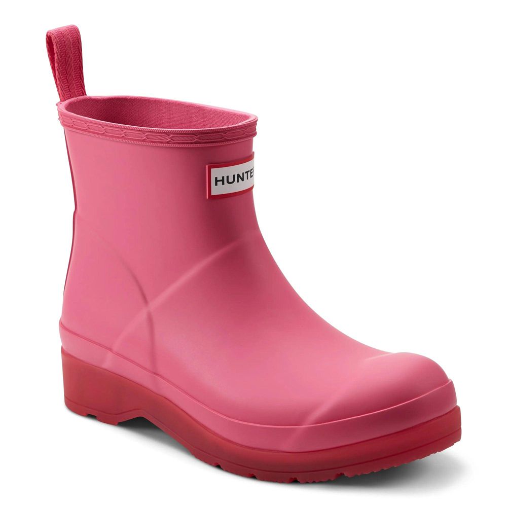 Red Hunter Womens PLAY™ Translucent Sole Wellies Short Rain Boots | RVJD07924