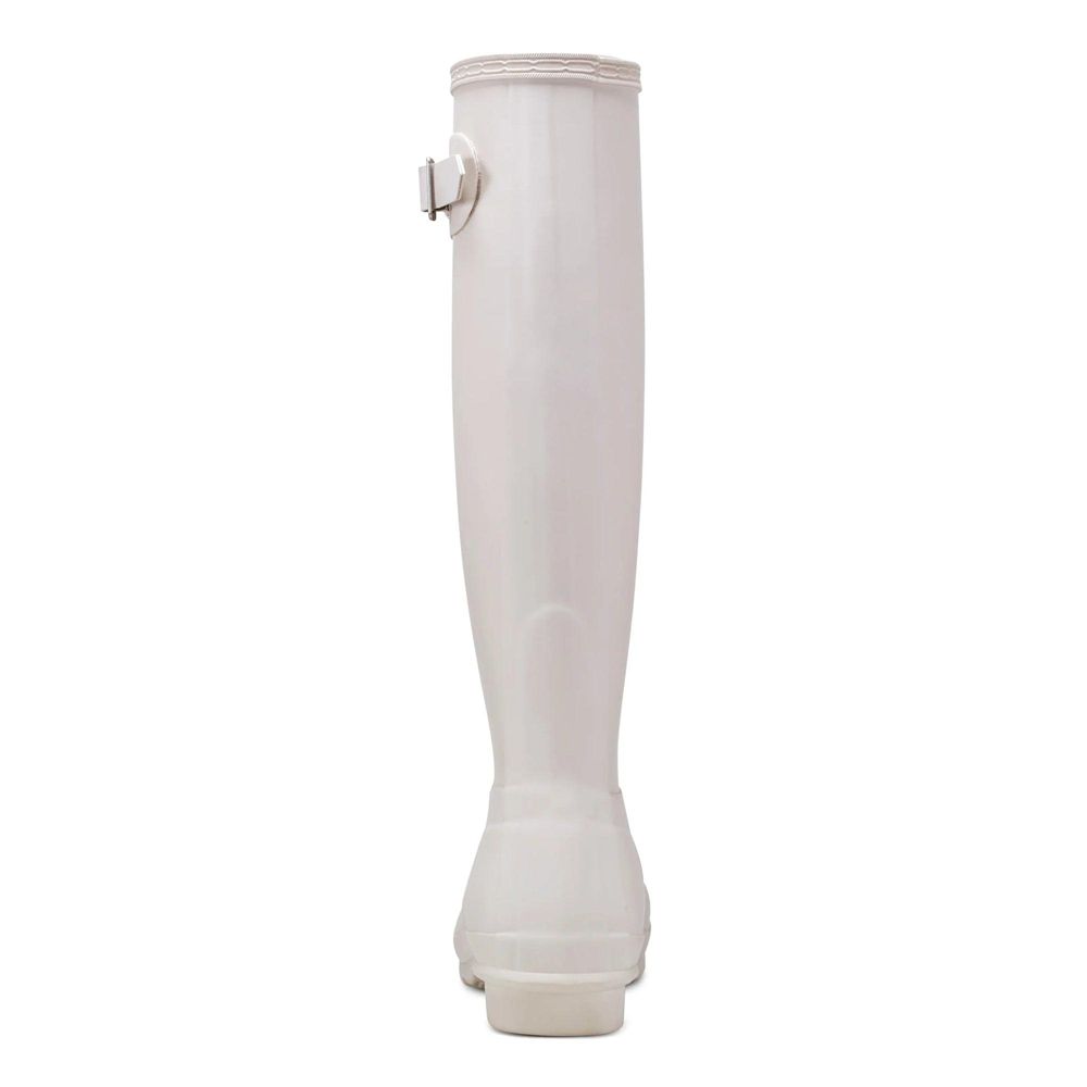 White Hunter Womens Original Wellies Tall Rain Boots | JQKY36451